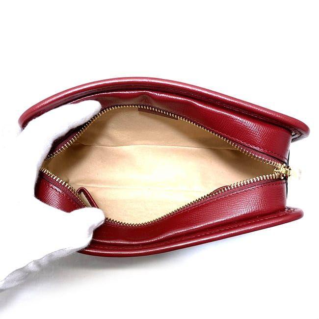 GUCCI（グッチ） クラッチバッグ レッド インターロッキング 625764 未
