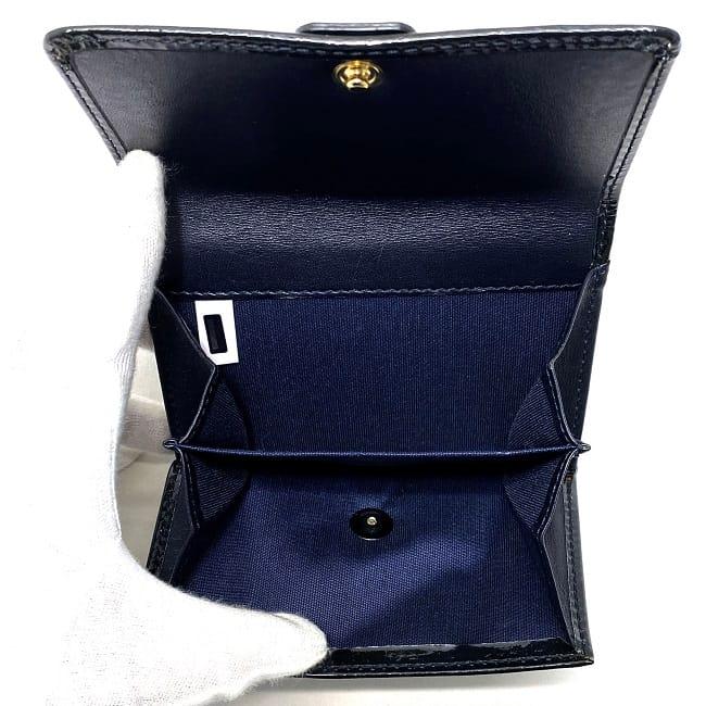 ほぼ未使用品　箱付き　jimmy choo ジミーチュウ　二つ折り財布　ブルー系 ジミーチュウ 水色 財布