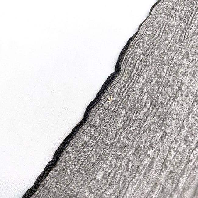 HERMES エルメス マフラー グレー 美品 クリーニング済み コットン 100