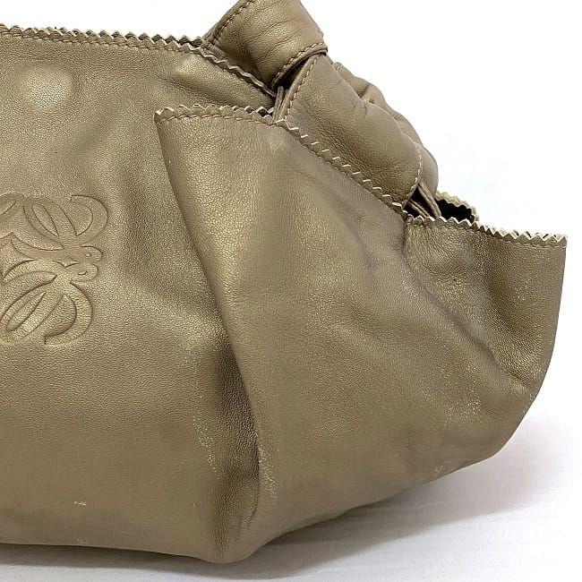 LOEWE ロエベ ハンドバッグ ナッパアイレ ゴールド アナグラム LOEWE ロエベ ハンドバッグ ナッパアイレ ゴールド アナグラム