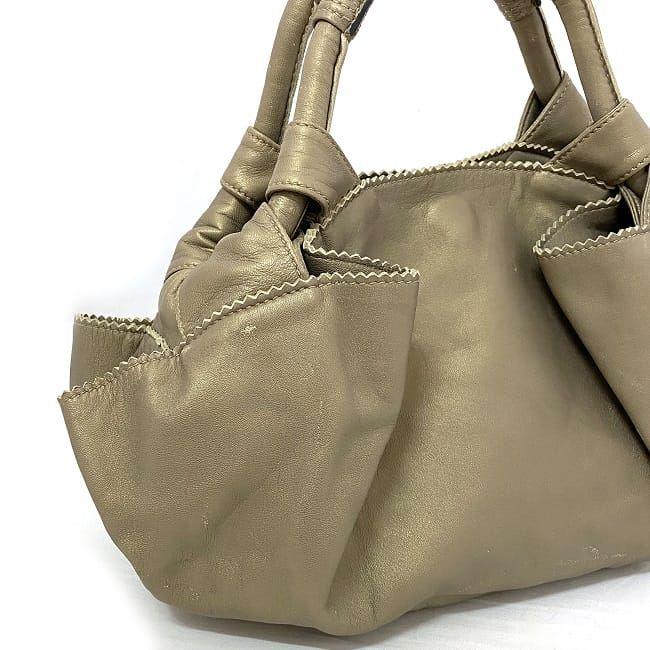 LOEWE ロエベ ハンドバッグ ナッパアイレ ゴールド アナグラム LOEWE ロエベ ハンドバッグ ナッパアイレ ゴールド アナグラム