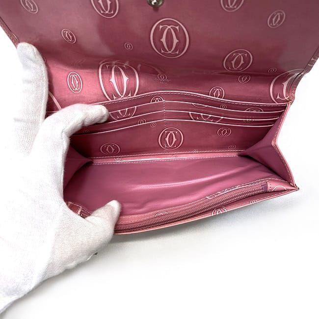 Cartier カルティエ 二つ折り 長財布 ピンク ハッピーバースデー Cartier カルティエ 二つ折り 長財布 ピンク ハッピーバースデー