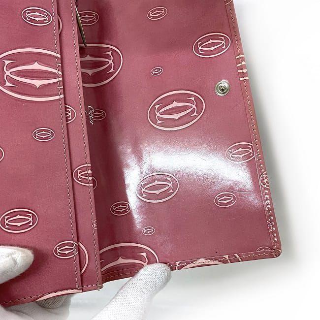 Cartier カルティエ 二つ折り 長財布 ピンク ハッピーバースデー Cartier カルティエ 二つ折り 長財布 ピンク ハッピーバースデー