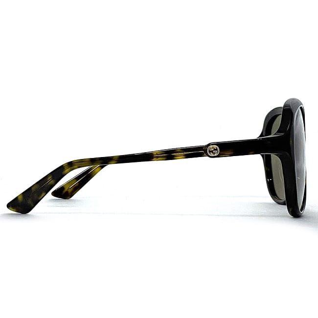 Gucci ブラウン サングラス GUCCI グッチ サングラス ブラウン べっ甲風 インターロッキング