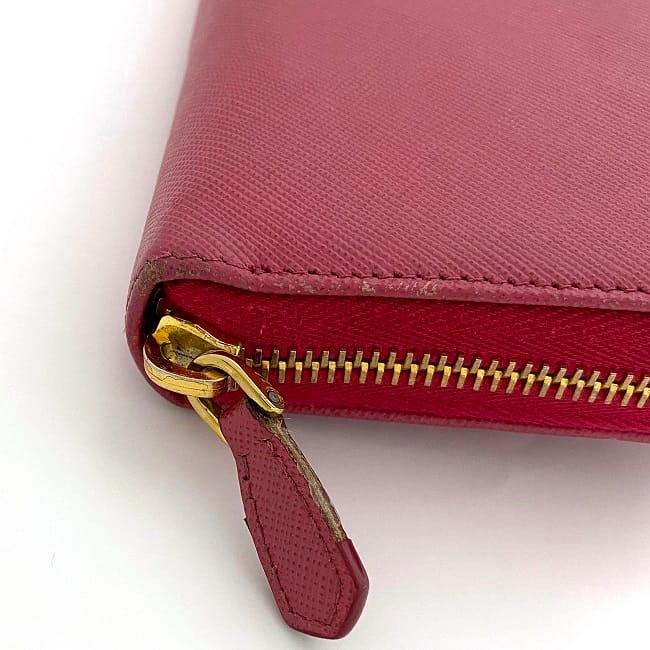 ◇プラダ◇1ML506/レザー/サフィアーノ/リボン/ラウンドファスナー/長財布 PRADA】【ロボット】プラダ『サフィアーノレザー 財布』1ML506