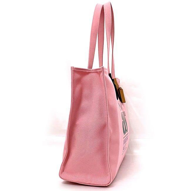 COACH（コーチ） トートバッグ ピンク C7072 未使用 美品 キャンバス