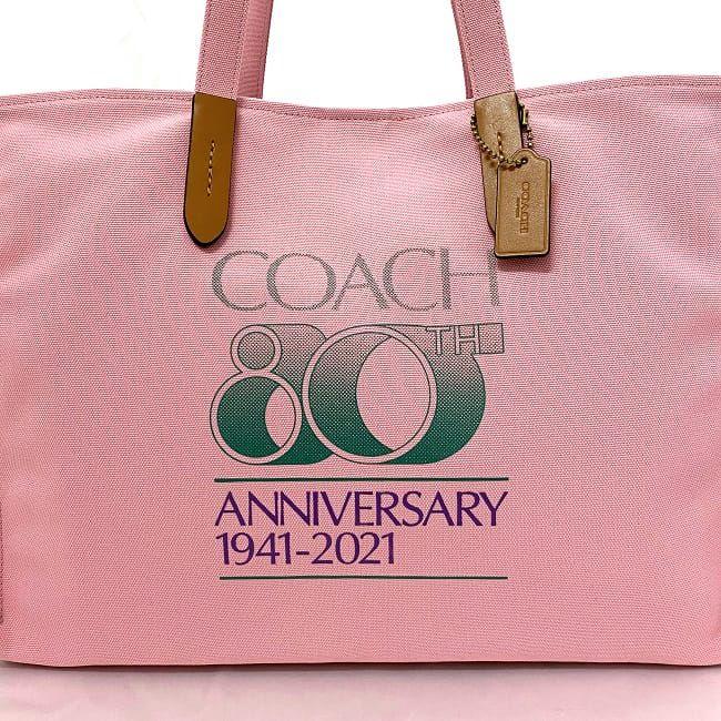 COACH（コーチ） トートバッグ ピンク C7072 未使用 美品 キャンバス