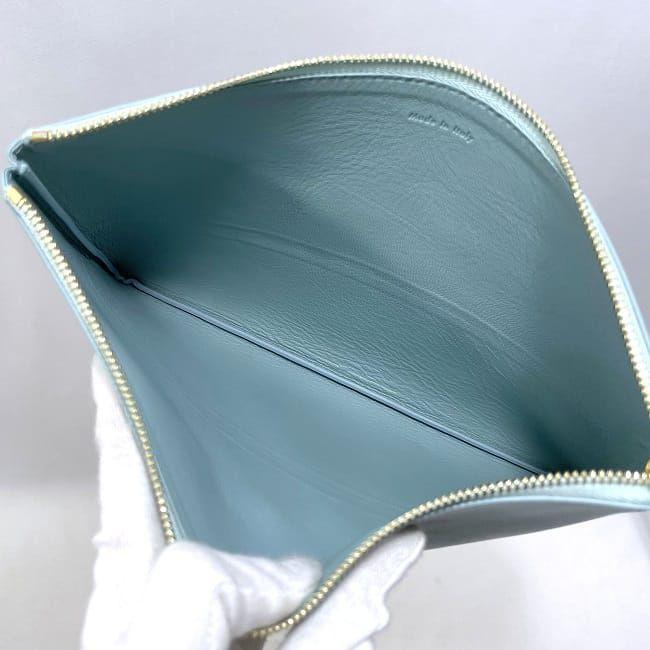 CELINE（セリーヌ） クラッチバッグ ブルー ブラック 104233AFF 美品