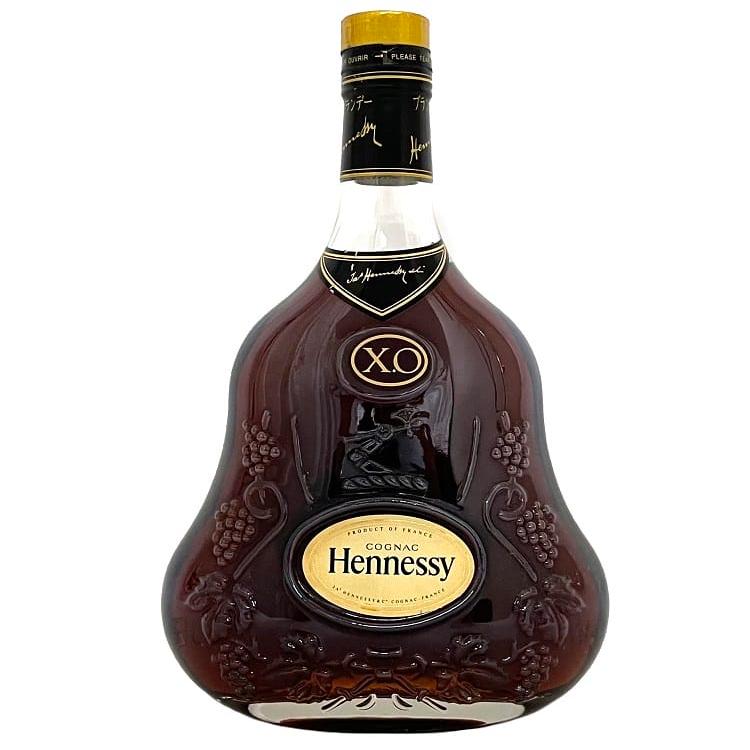 ヘネシー XO Hennessy 金キャップ クリアボトル 旧ラベル ヘネシー XO Hennessy 金キャップ クリアボトル 旧ラベル