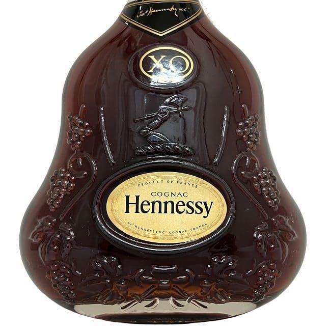 ヘネシー XO Hennessy 金キャップ クリアボトル 旧ラベル ヴィンテージ 酒 洋酒 レア コニャック 未開封｜f-high-c｜06