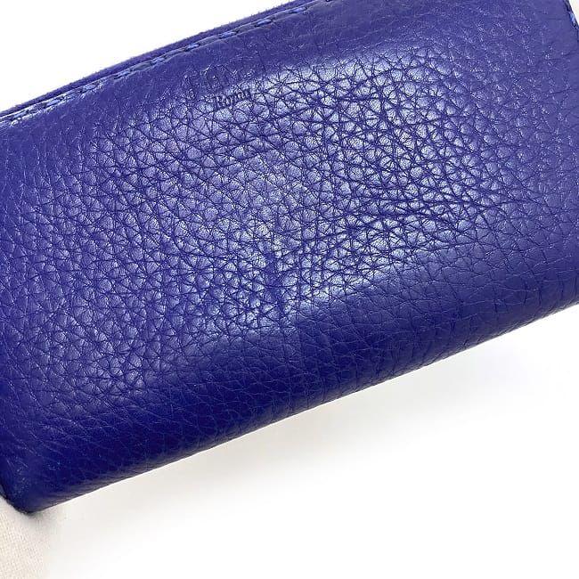 FENDI フェンディ ラウンドファスナー 長財布 ブルー セレリア FENDI フェンディ ラウンドファスナー 長財布 ブルー セレリア