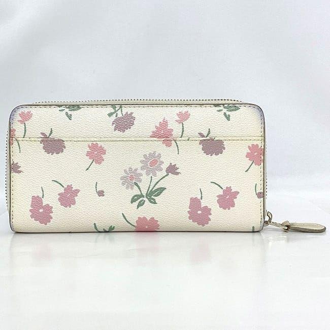 COACH コーチ ラウンド ファスナー 長財布 ホワイト マルチ COACH コーチ ラウンド ファスナー 長財布 ホワイト マルチ