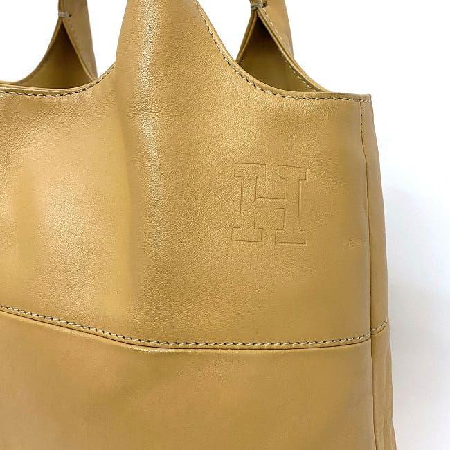 HIROFU ヒロフ トートバッグ キャメル ベージュ 本革 レザー HIROFU ヒロフ トートバッグ キャメル ベージュ 本革 レザー