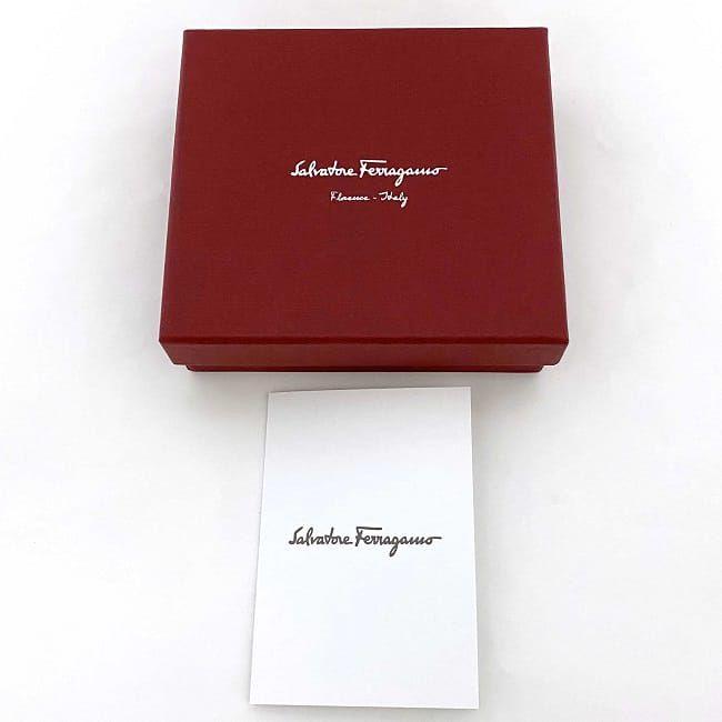 サルヴァトーレ フェラガモ 二つ折り 財布 ピンク ゴールド IR-22D185  