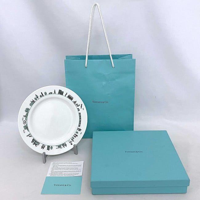 TIFFANY&Co. ティファニー プレート ホワイト 皿 三菱電機 創立 TIFFANY&Co. ティファニー プレート ホワイト 皿 三菱電機 創立