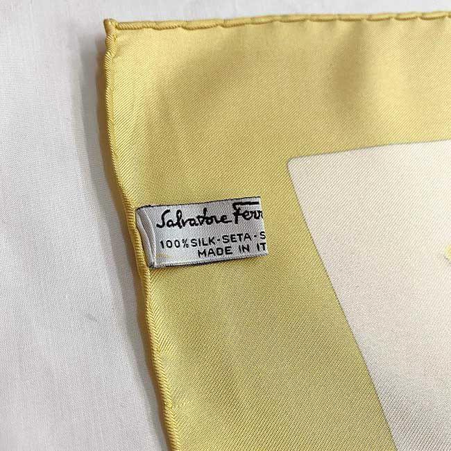 FERRAGAMO（フェラガモ） サルヴァトーレ スカーフ ピンク イエロー