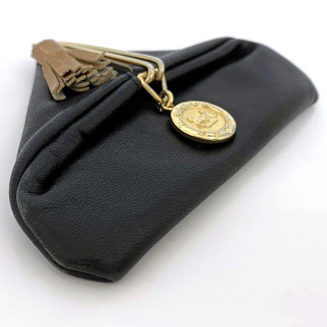 CELINE セリーヌ コインケース ブラック ゴールド ブラウン M07 小銭 