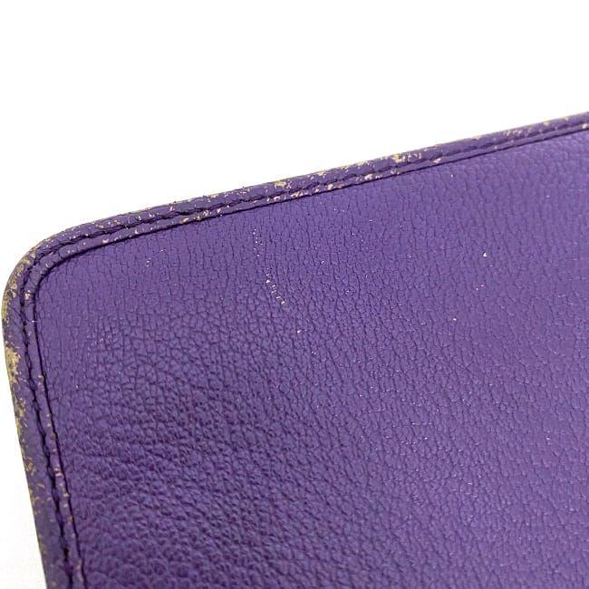 LOEWE ロエベ ラウンドファスナー 長財布 パープル アナグラム LOEWE ロエベ ラウンドファスナー 長財布 パープル アナグラム