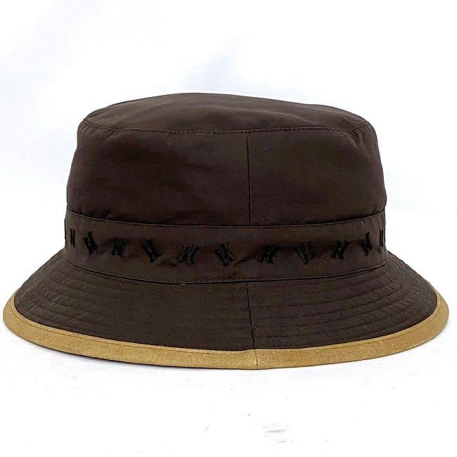ヘルメス（サントリー） エルメス バケットハット ブラウン ベージュ