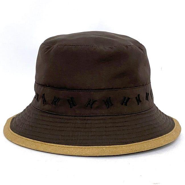 ヘルメス（サントリー） エルメス バケットハット ブラウン ベージュ