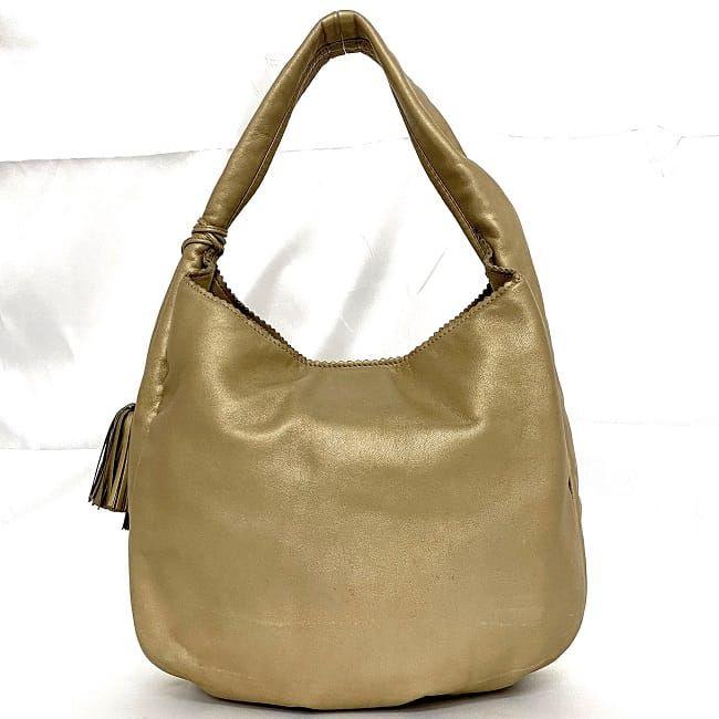 LOEWE ロエベ ワンショルダー バッグ ゴールド アナグラム 美品 