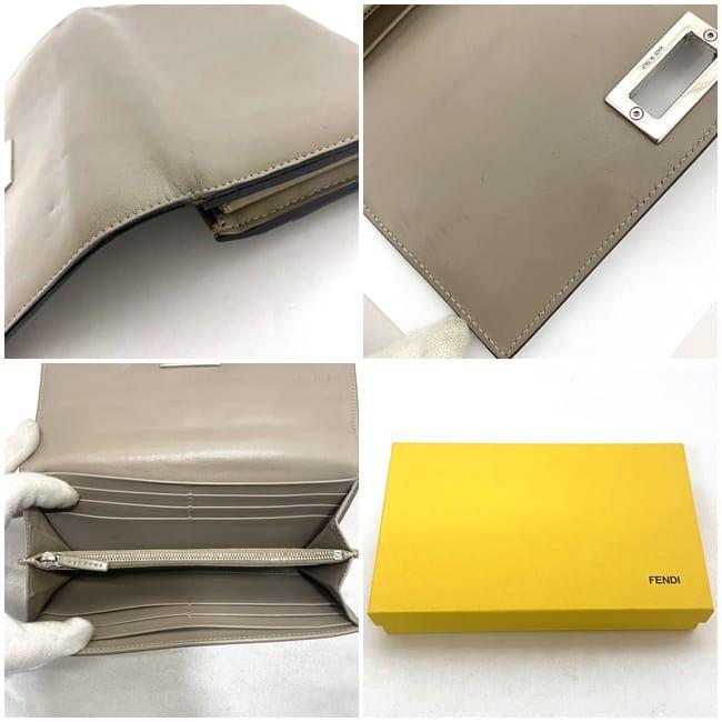 FENDI フェンディ 二つ折り 長財布 ピーカブー コンチネンタル 