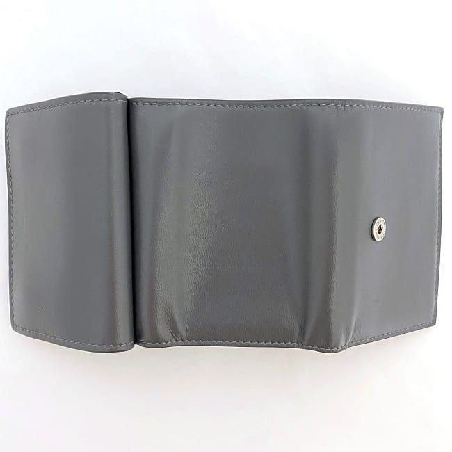 サンローラン パリ 三つ折り 財布 グレー TGN651475 コンパクト ミニ  