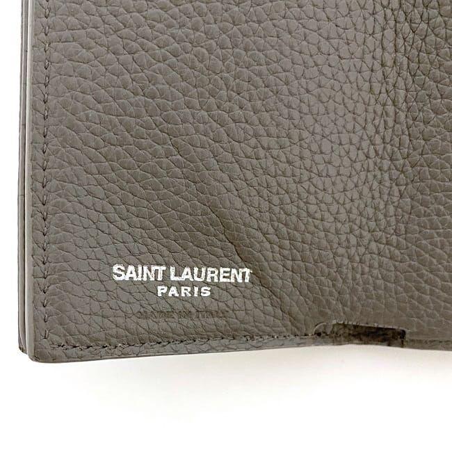 SAINT LAURENT PARIS サンローラン パリ 三つ折り財布 グレー 楽天市場】【送料無料】 サンローラン パリ 三つ折り 財布