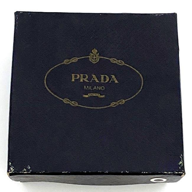PRADA プラダ ブレスレット ブラック 美品 レア レザー GP 中古
