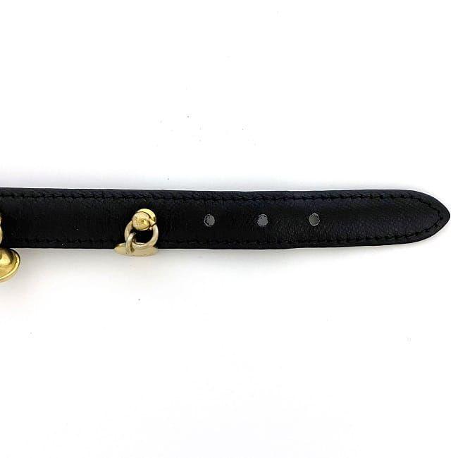 未使用 PRADA プラダ ブレスレット 革 1AJ633 タグ付 サイズM PRADA プラダ ブレスレット ブラック 美品 レア レザー GP 中古