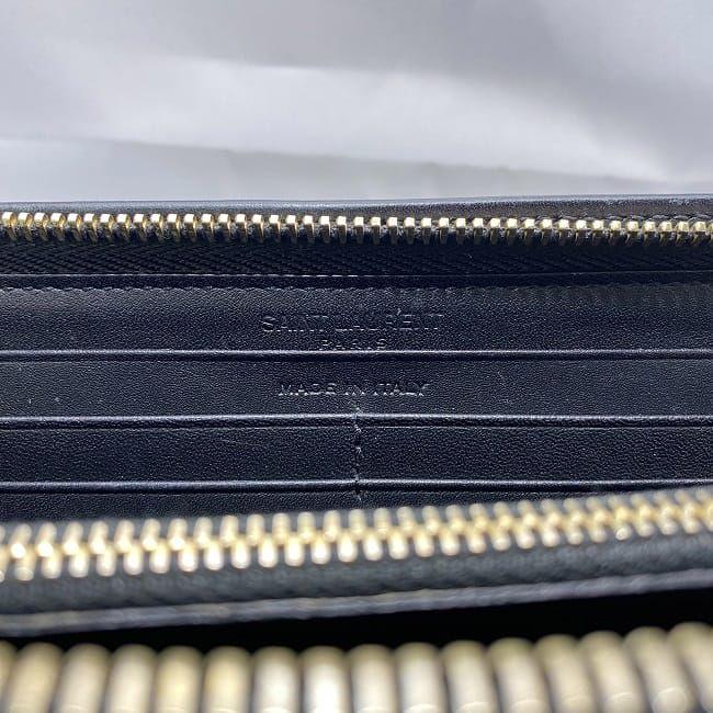 SAINT LAURENT サンローラン パリ ラウンドファスナー 長財布 ブラック 