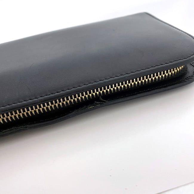 SAINT LAURENT サンローラン パリ ラウンドファスナー 長財布 ブラック  