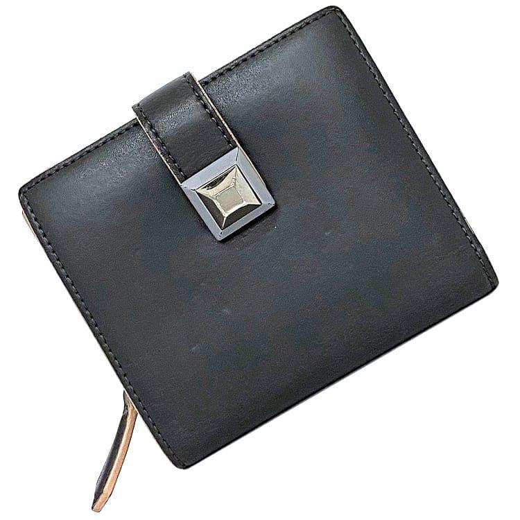FENDI フェンディ 二つ折り 財布 グレー 8M0386 コンパクト ウォレット  