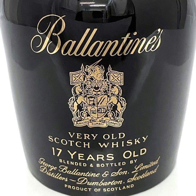 限定品通販サイト バランタイン 17年 Ballantine´s 陶器ボトル VERY OLD ウイスキー 未開封 未開栓 内容量
