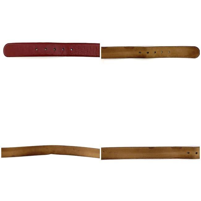 GUCCI（グッチ） ベルト レッド シマ 281548 ウエスト 40mm レザー