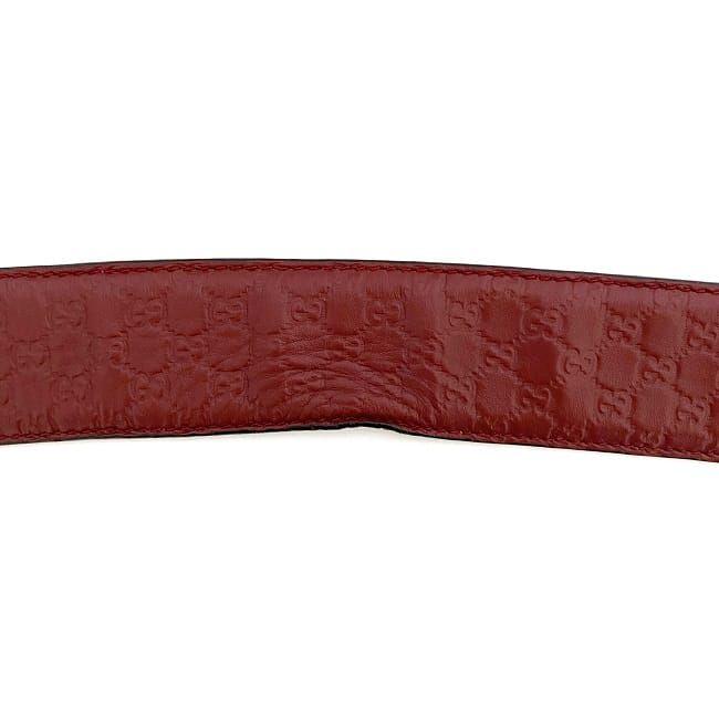 GUCCI（グッチ） ベルト レッド シマ 281548 ウエスト 40mm レザー