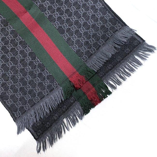 グッチ マフラー ブラック シェリー 08 338 986 0001-6 美品  