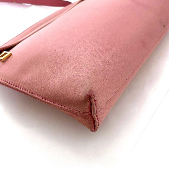 LOEWE（ロエベ） Tポーチ ショルダーバッグ ピンク アナグラム 斜め