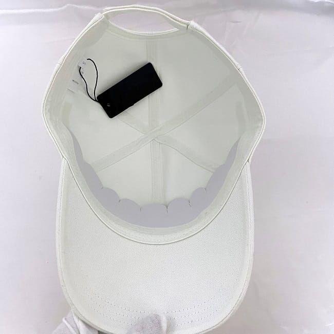 プラダ 帽子 キャップ ホワイト ビアンコ ルナロッサ LRH018 ec-19961 未使用 美品 コットン 100｜f-high-c｜06