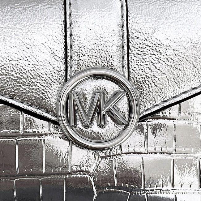 MICHAEL KORS マイケルコース 三つ折り 財布 シルバー MICHAEL KORS マイケルコース 三つ折り 財布 シルバー