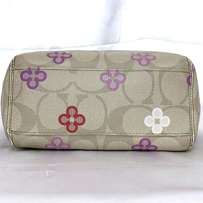 未使用級☆COACHコーチ2wayショルダーバッグ シグネチャー マルチカラー COACH コーチ 2way ショルダー バッグ グレー ベージュ マルチ