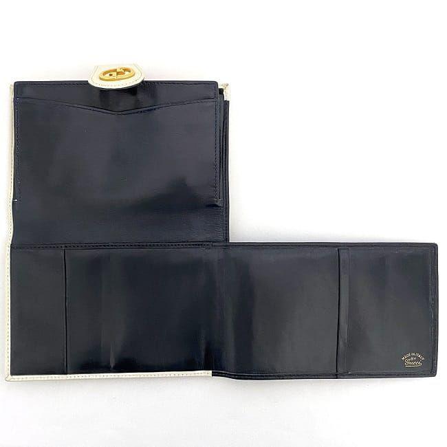GUCCI（グッチ） 二つ折り 財布 ホワイト オールドグッチ ec-20199