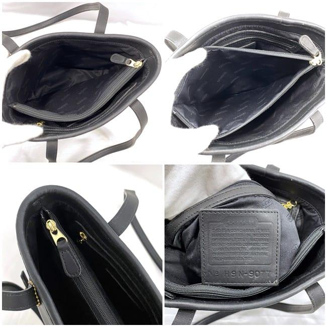 美品OLD COACH オールドコーチ 9077 トートバッグ黒レザーショルダー 美品OLD COACH オールドコーチ 9077 トートバッグ黒レザー