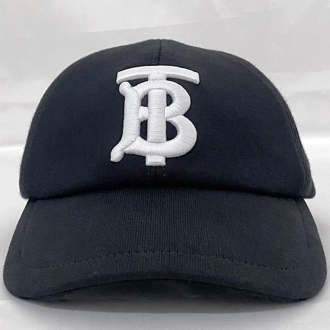 BURBERRY バーバリー キャップ ブラック モノグラムモチーフ BURBERRY バーバリー キャップ ブラック モノグラムモチーフ