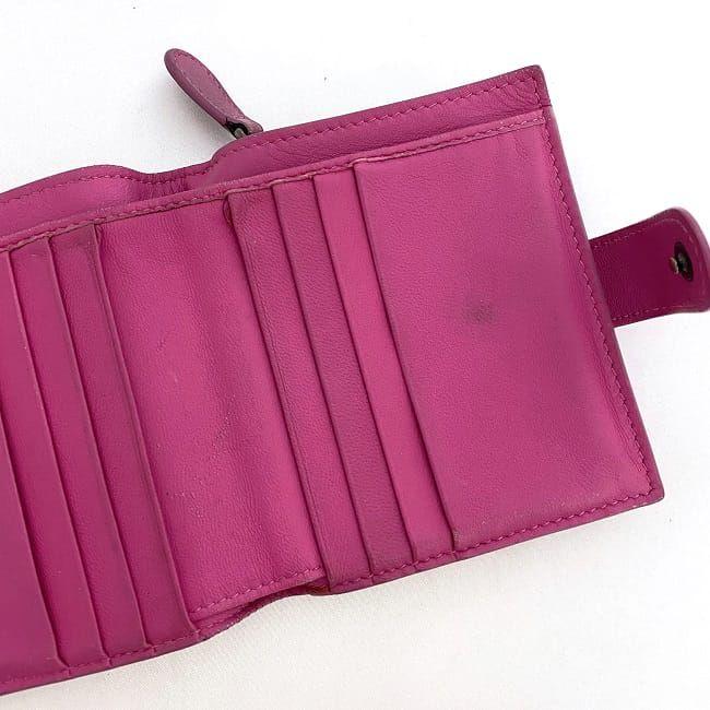 BOTTEGA VENETA ボッテガヴェネタ 二つ折り 財布 ピンク