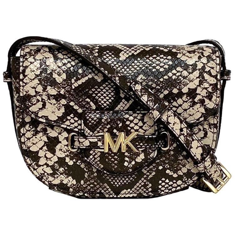マイケルコース レザー ショルダーバッグ ハンドバッグ 2way 総柄 マイケルコース ショルダーバッグ パイソン 新品