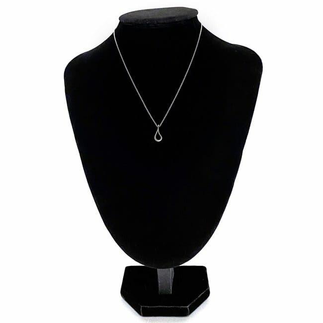 TIFFANY&Co.（ティファニー） オープン ティアドロップ ネックレス ec