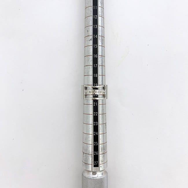 Gucci シルバー ロゴリング GUCCI グッチ ロゴ リング ec-21087 シルバー 指輪 19号 新品