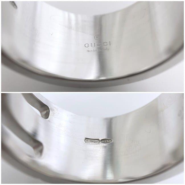 Gucci シルバー ロゴリング GUCCI グッチ ロゴ リング ec-21087 シルバー 指輪 19号 新品