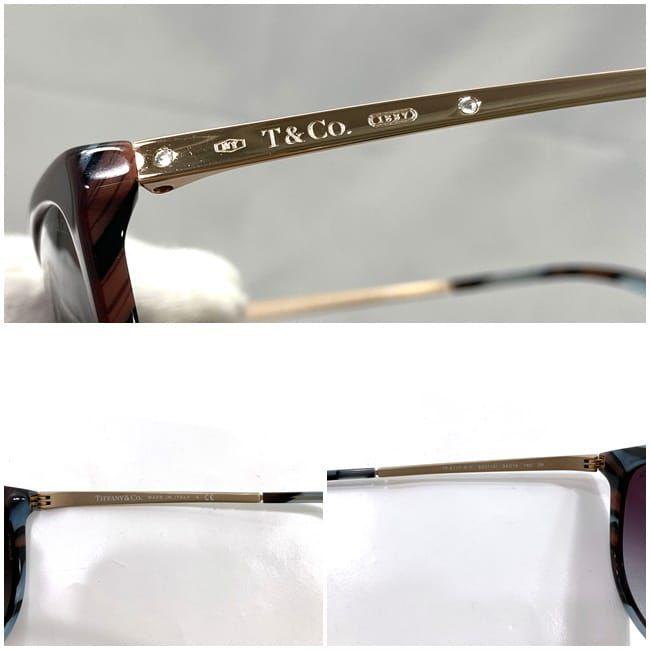 TIFFANY&Co. ティファニー サングラス ec-21222 ボルドー ゴールド